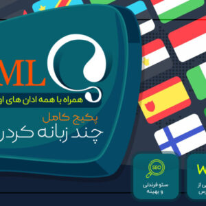 پکیج افزونه چند زبانه كردن سايت وردپرس | افزونه WPML Multilingual CMS | دوزبانه کردن سایت وردپرس